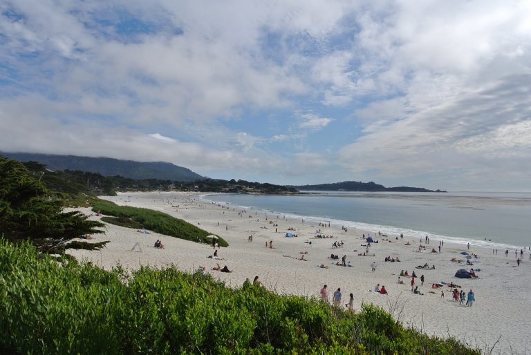 Carmel Beach is one of the best beaches in Carmel for families!