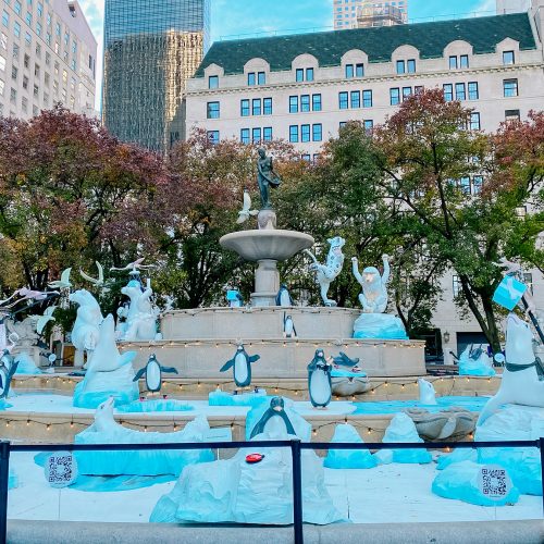 fountain at central park