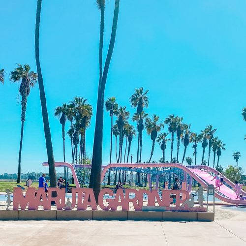 one of the best things to do with kids in san diego is visit a playground, like gardner playground in mission beach