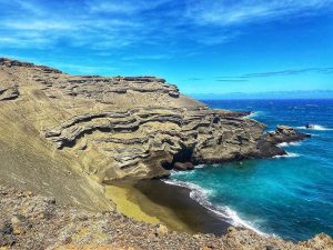 the green sand beach in hawaii is one of the 4 green sand beaches in the world