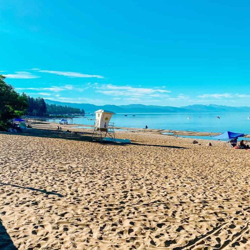 kings beach in north lake tahoe