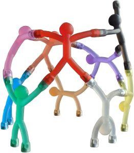 magnetic men stretch toys