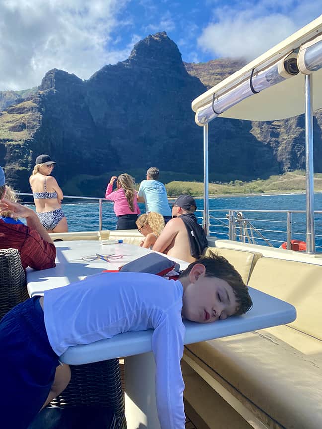 na pali coast tours with toddlers