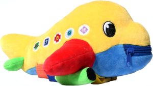 airplane plushy buckle toy